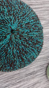 meditation, zafu, sarrasin, tricoté à la main, handknit