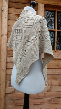 châle, shawl, chèche, lace, filé main, merinos, soie