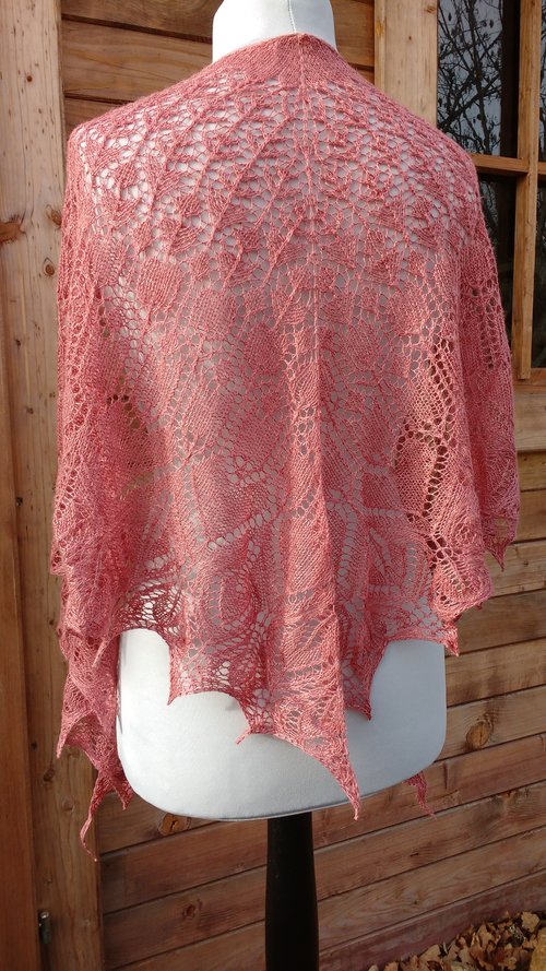 handknit, tricoté main, soie, silk, fait main, handmade